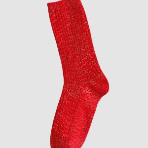 glitter ruby socks