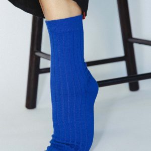 everyday cotton socks peacock