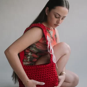 strawberry utility crossbody bag