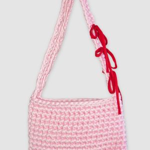 bubblegum utility crossbody bag