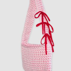 bubblegum utility crossbody bag